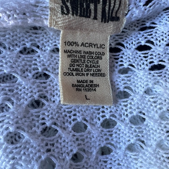 Sweet Kizz knit  sweater size L - Picture 5 of 5